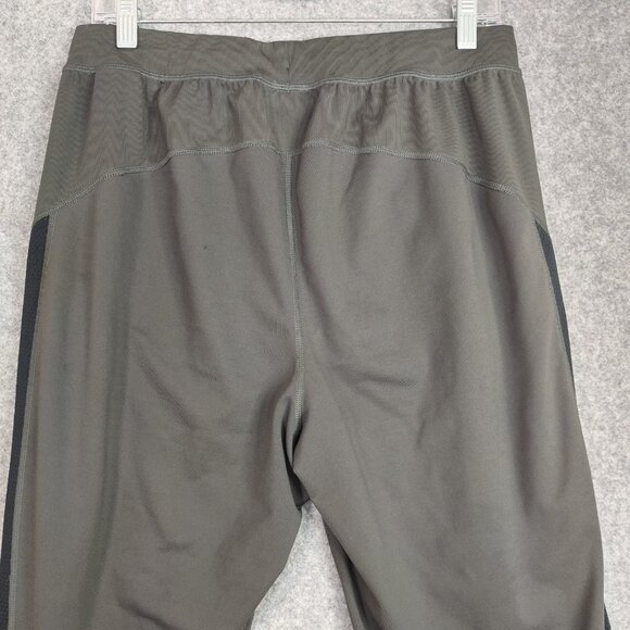 Under Armour Pants Mens L Gray Joggers Ankle Zip Reflect Pocket Active Heatgear - Picture 5 of 12